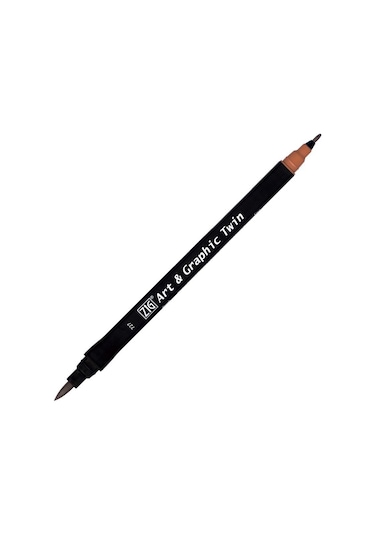 Zıg Art&Graphıc Twın Tut-80 727 Deep Reddısh  Brown