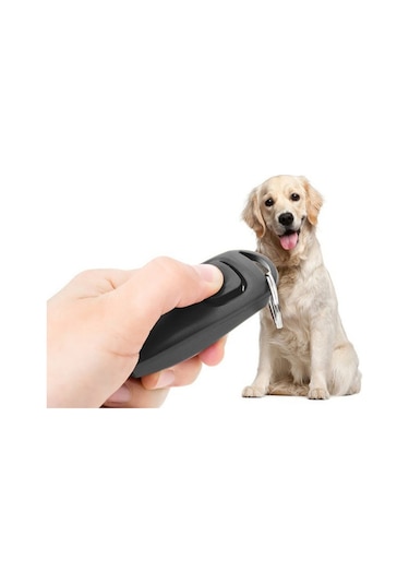 Köpek Eğitimi İçin Düdüklü Clicker Siyah
