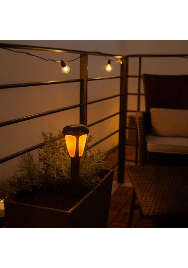 Aeron Solar Flame Led Saplama Sarı