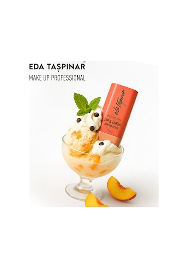 Eda Taşpınar Lip & Cheek Cream Blush Stick Darling Peach