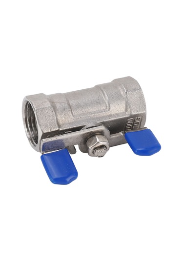 Lemestar 304 Paslanmaz Çelik Dn15 1/2" Npt Kanal Şekli Topak Valfi, Yumuşak Dichtung, Kelepçe Kolu, 1000wog, Suya Yağa Gaz'a Uygun