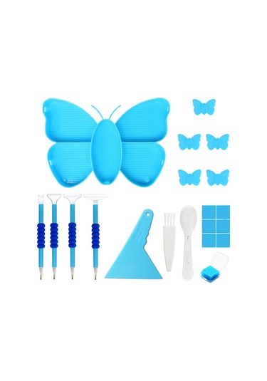 Suntek Elmas Resim Sergisi Tepsi Düzenleyici Temizlemeye Uygun