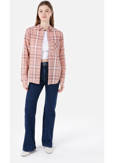 Colins Pembe Kadın Gömlek U.kol Cl1067336 Q1.v1 Prs Pembe