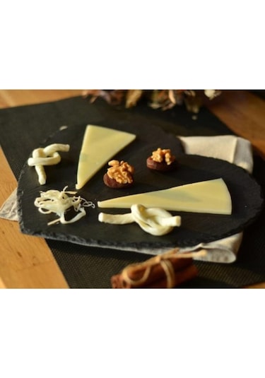 Bambum Mia - Doğal Taş Kalp Tabak 25 Cm