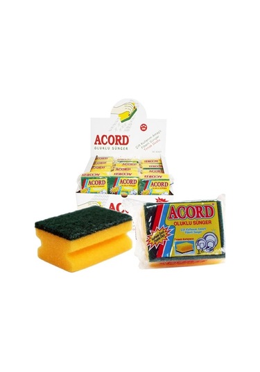 Acord Tekli Oluklu Sünger ( 1 Adet )