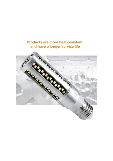 Fortunelane 15w E27 Led Mısır - 6000k Soğuk Beyaz, 110-277v, Alüminyum, Tasarruflu İç Aydınlatma Diğer