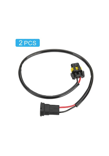 Kosona H11 Dişi - 9006/hb4/9012/9006xs Erkek 2 Adet Şerit, Pre-siyah, Plug And Play, Yüksek Verimli Bakır Tel, Sis Farı Uzatma Kablosu