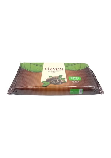 Vizyon Beyaz Kuvertür Çikolata (2.5 Kg)