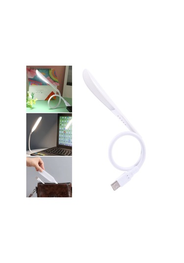 Buffer Usb Girişli 14 Ledli 3 Kademeli Dokunmatik Masa/kitap Okuma Lambası Ledi Beyaz Renkli