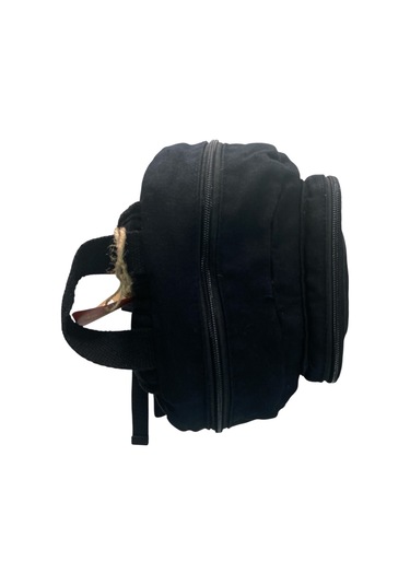 Kaliteli Tek Bölmeli Vintage Disayn Günlük Sırt Gezi Okul Seyahat Çantası Jannie Bag 27 Cm X 40 Cm Siyah