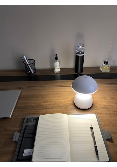 Geox Mantar Lamba, Gece Lambası, Masa Lambası, Abajur