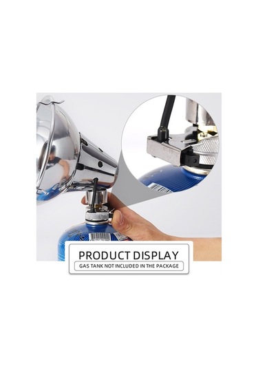 Ebitda Dijital Çakmaklı Isıtıcı, Taşınabilir Paslanmaz Ç, Açık Hava İçin Gümüş