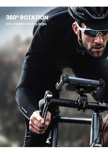 Lamicall Motosiklet Ve Bisiklet Telefon Tutucu Hizli Takilir Bp07