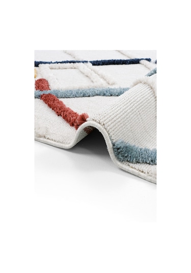 Cool Halı Palazzo Yumuşak Bukle Tezgah Önü Leke Tutmaz Renkli Kabartmalı İskandinav Mutfak Halısı