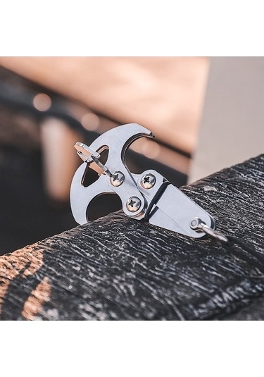 Bloomnest Yerçekimi Kancası - Küçük Ve Pratik Paslanmaz Çelik Kamp, Tırmanma, Hayatta Kalma Aracı, Çok Renkli Çok Renkli