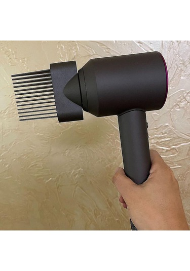 Vkemall Dyson Saç Kurutma Fırçası - Kıvırcık Saçlar İçin Geniş Dişli Düzleştirici Tarak