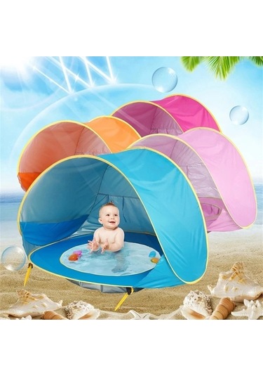 Tongxida Bebek Plaj Çadırı, Güneş Koruma, Pembe Pembe
