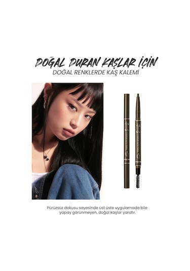 Peripera Speedy Eyebrow Auto Pencil 01 Black Brown