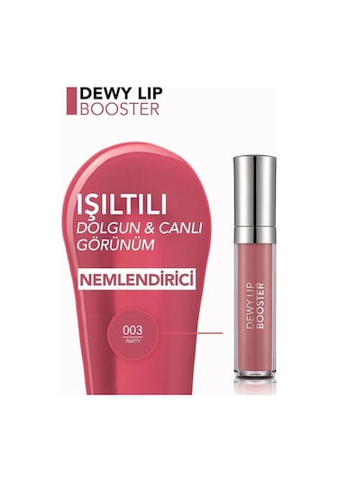 Flormar Dewy Lip Booster Dudak Dolgunlaştırıcı Gloss 003 Party