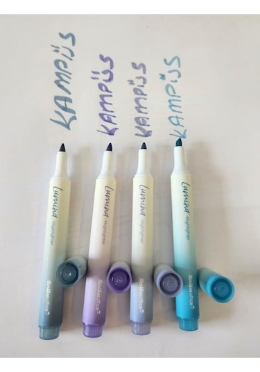 Scrikss Lumina Lilac Fosforlu Kalem 4'lü Set Mor