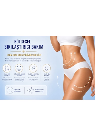 Dermaura Kafein & Mentol Içerikli Sıkılaştırıcı Jel 200 ML