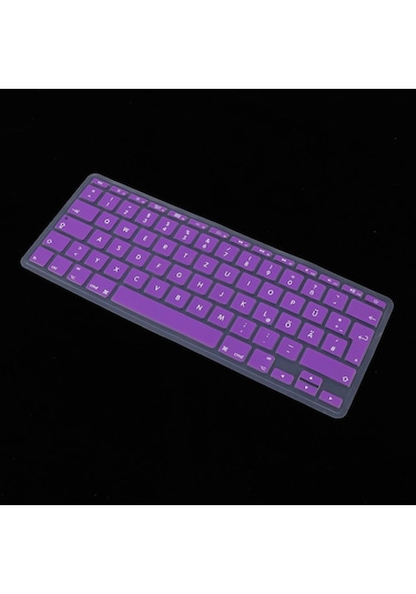 Homyl Avrupa 11 Inç Macbook Için Almanca Fonetik Klavye Mor