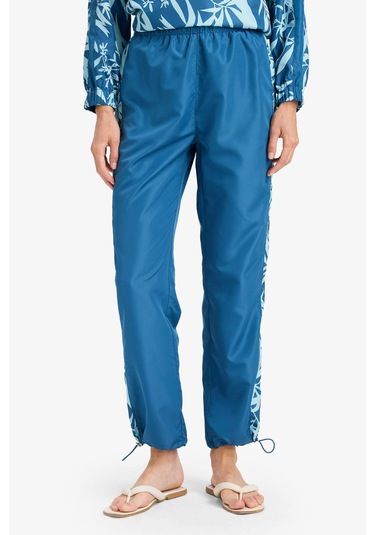 DeFacto Regular Fit Su İtici 3'lü Desenli Burkini Tesettür Mayo Takım E7996AX25HSBE376