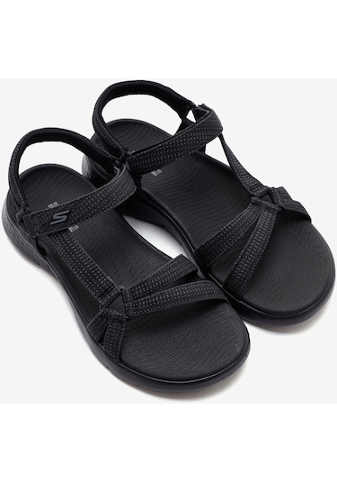 Skechers Go Walk Flex Sandal - Sublime Kadın Siyah Sandalet 141451 Bbk Siyah