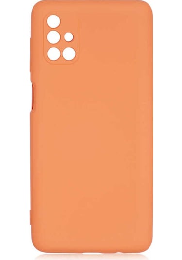Galaxy M51 Kılıf Zore Mara Lansman Kapak Turuncu