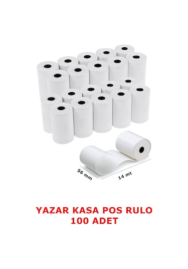 Beko İngenico Profilo Vera Yazar Kasa Pos Rulo Kağıt ( 100 Adet )