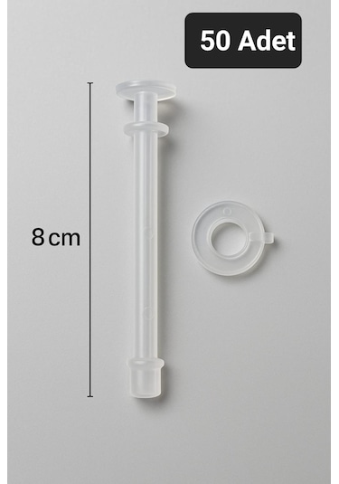 Upeka Gözlük Stand Burunluk Gözlük Askılığı Boy 8 Cm 50 Adet Beyaz