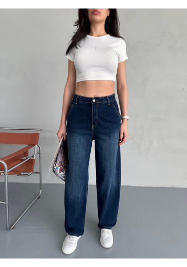 Maison Meda Denim De Yeni Siluet: Lacivert Baggy Lacivert
