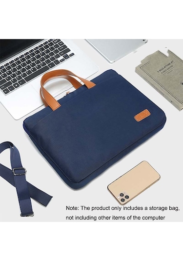 Sones Macbook Uyumlu 15,6-16,1 İnç İçin Mahoo 10188 Ultra İnce El Bilgisayar Çantası Postacı Dizüstü Bilgisayar Çantası, Renk: Haki + Gri Mouse Pad Diğer