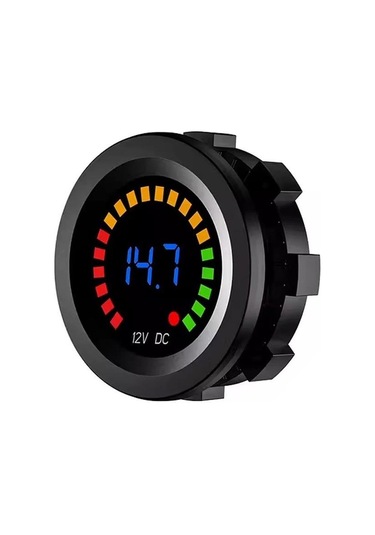 Ic-230e 6-18 Volt Voltmetre Pano Tipi Akü Göstergeli 28 Mm