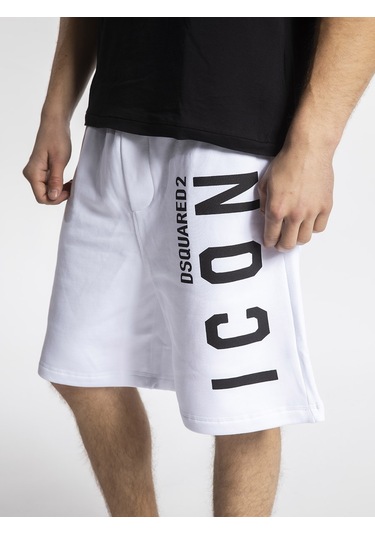 Dsquared2 Erkek Şort 2352 Beyaz