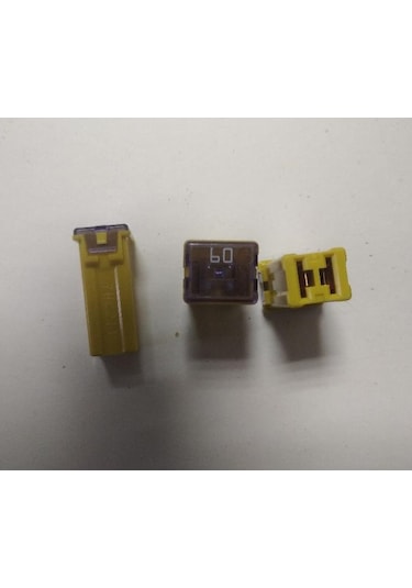 Mini Dişi Sigorta 60 A Sarı 14 Mm 4 Ad