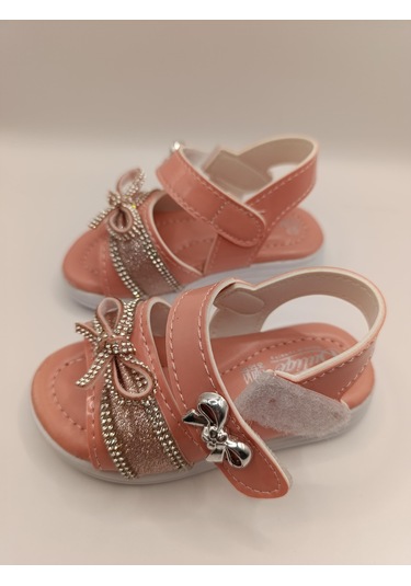 Çocuk Sandalet ,bebek Sandalet , Düğün Ayakkabısı , Kaydırmaz Yazlık Şık Çocuk Ayakkabısı Pudra