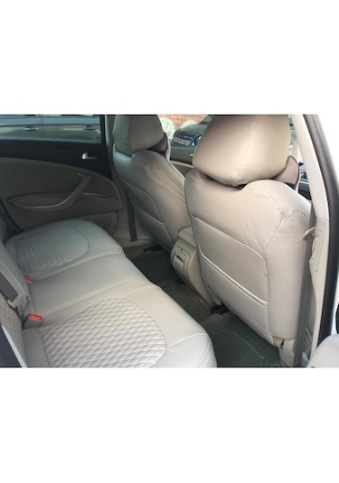 Citroen C5 Araca Özel Deri Oto Koltuk Kılıfı (424356604)
