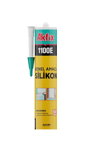 Akfix 1100e Genel Amaçlı Silikon Şeffaf