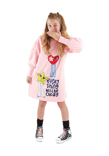 Denokids Mshb&g Fancy Kız Çocuk Elbise Çok Renkli