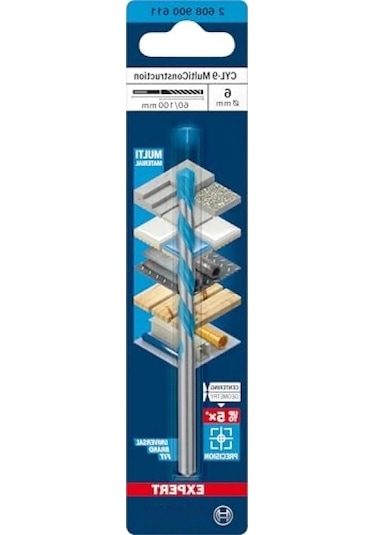 Multiconstruction Delme Uçları Ø 6,00x100 Mm