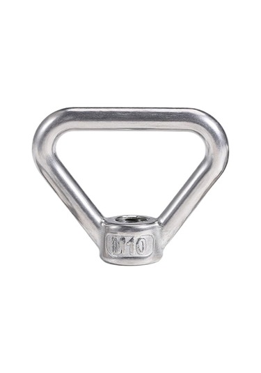 Üçgen Halka Şekli Kaldırma Göz Somunu, M3 - M24 304 Paslanmaz Çelik, Yuvarlak/üçgen Fındık Kaldırma Halkası, M8 1pcs 4 x 25