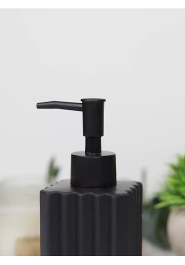 Denezo Seramik Sıvı Sabunluk, Banyo Dağıtıcısı 211382805 Siyah
