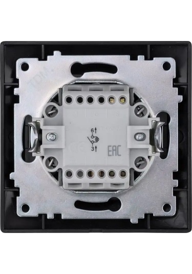 Tdmelectric Siyah Tek Tuşlu Aydınlatmalı Anahtar 159546067