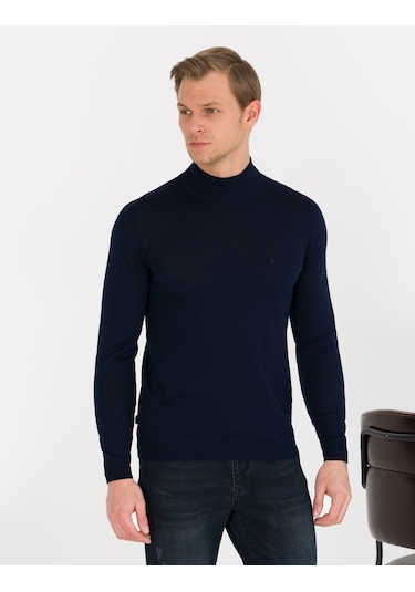 Pierre Cardin Erkek Lacivert Triko Kazak 50257313-vr033 Lacivert