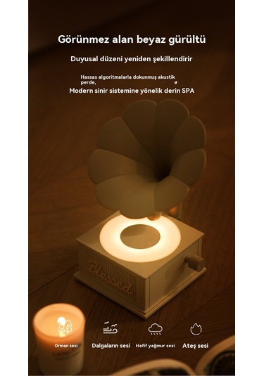 Lucky Phonograph Kablosuz Bluetooth Retro Hoparlör