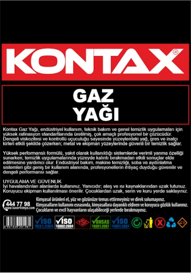 Kontax Gaz Lambası Yağı 500 Ml Şeffaf
