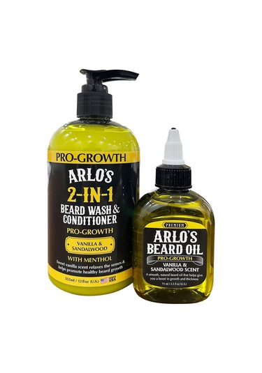 Arlo's 2in1 Sakal Şampuanı 355 ML + Sakal Bakım Yağı 75 ML