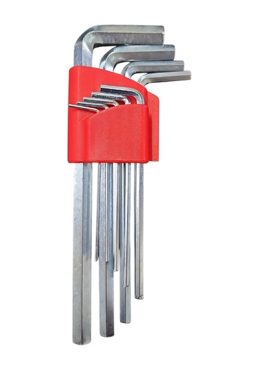 Mga Mg620016tk 9 Parça Uzun L Allen Anahtar Takımı/seti