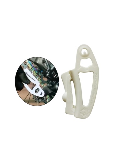 Homyl 1x Arka Attırıcı Chaingap Ayar Kılavuzu Zincir Beyaz